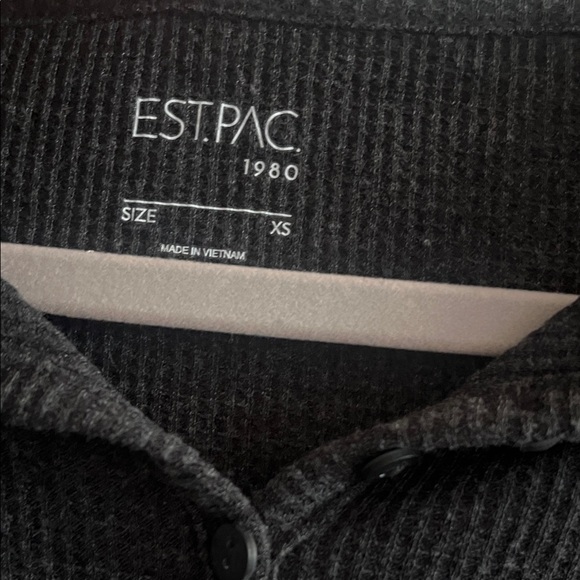 PacSun Black Ribbed Cropped Top - Picture 2 of 5